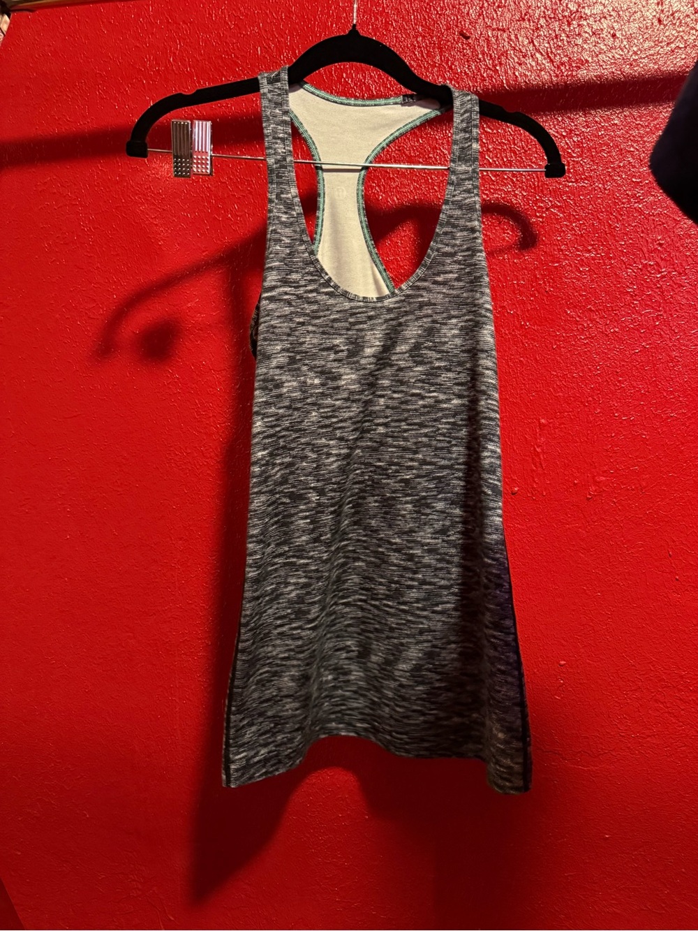112. Preloved lululemon Grey Space-Dye Racerback Tank